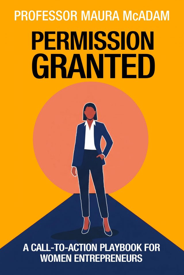 The book cover to Permission Granted by Maura McAdam